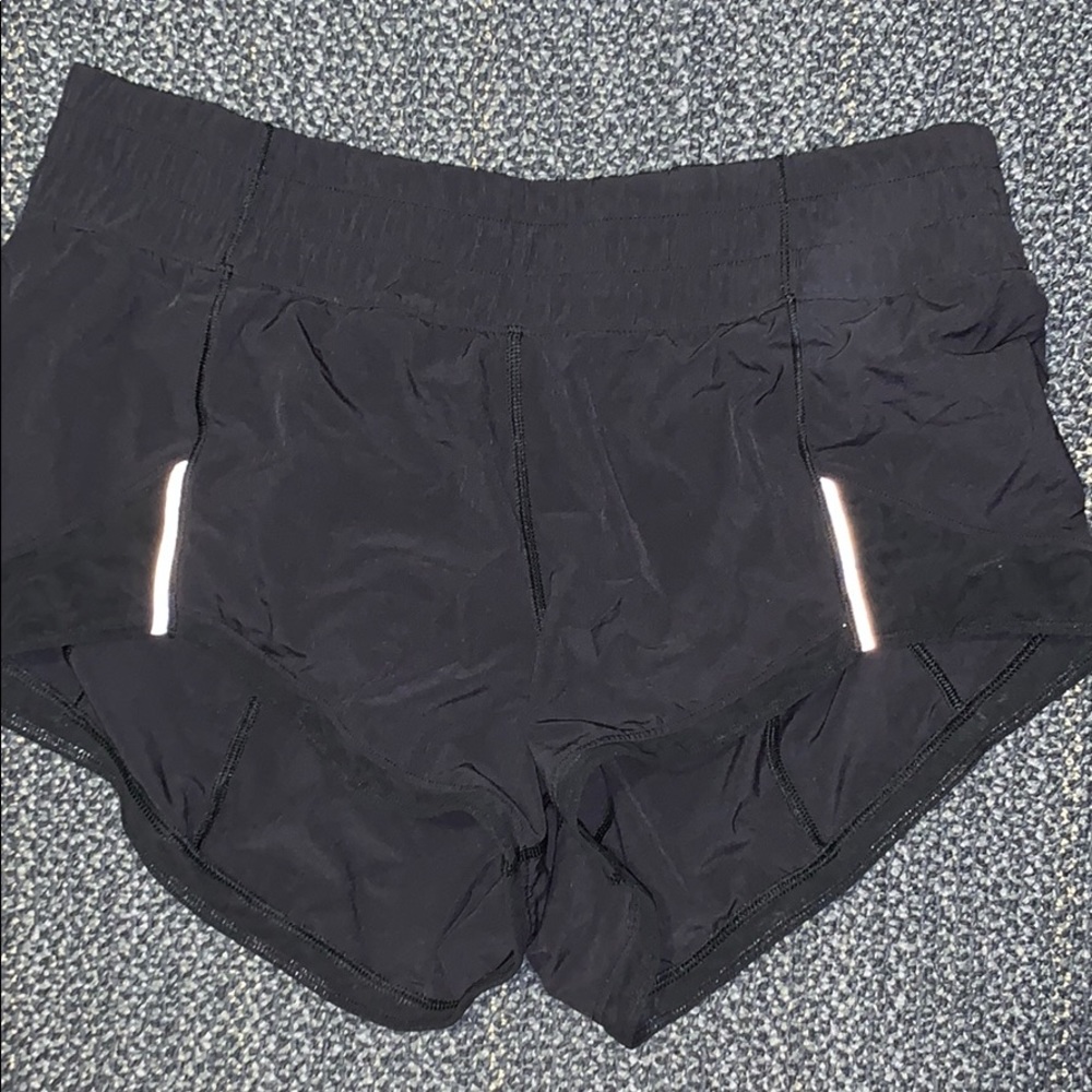 Black Lululemon Athletic Shorts